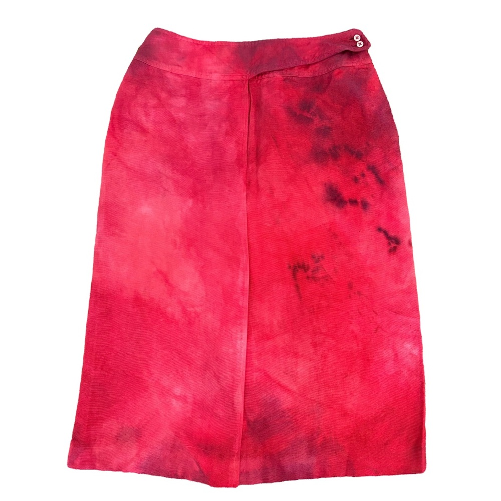 Upcycled vintage Jones New York midi linen cotton skirt size 12